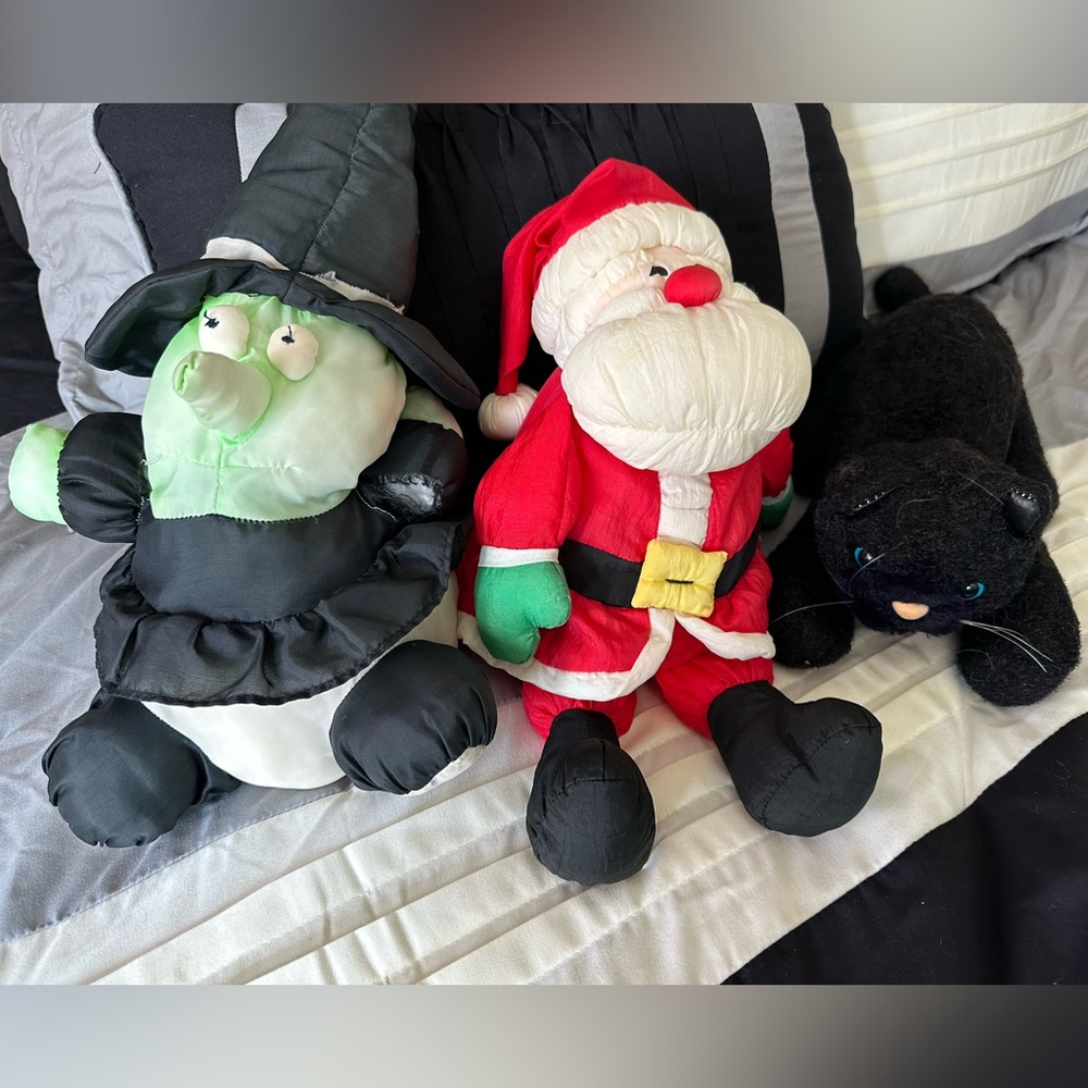 Set of 3 vintage plushies
